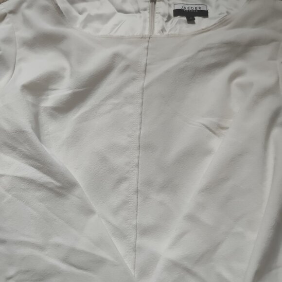 Jaeger Dress Wool Skirt Viscose Top US 6 UK 8 EUR 36 Beautiful Lined Twist - Picture 5 of 15